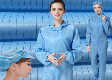 5mm ESD Anti Static Fabric Strip Polyester Comfortable For Cleanroom Cloths