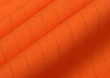 CVC Twill Dying Anti Static Fabric Flame Retardant Finished  For Safety Workwear