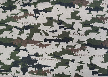 Waterproof Pure Cotton Digital Camouflage Fabric , Digital Camo Material