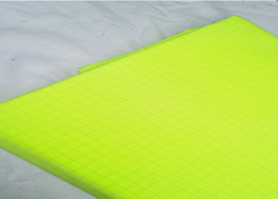 T/C 80/20 Fluorescent Yellow Water Proof Fabric For Work Wear And Uniform