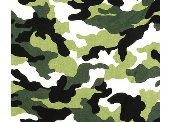 Camouflaged 150cm Wrinkle Proof Fabric Water Proof Twill Fabric